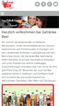 Mobile Screenshot of getraenke-bee.de